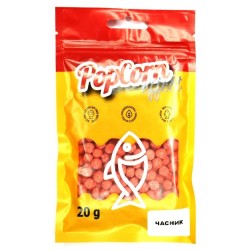 Воздушное тесто для рыбы, пылящее, Start Fishing Pop Corn Effect, Чеснок, 7мм, 20г